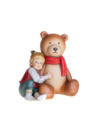 BAMBINA CON ORSETTO