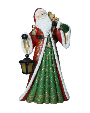 BABBO NATALE CON LANTERNA LED