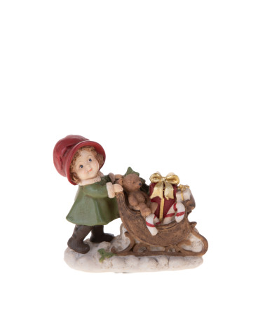 BIMBA CON SLITTA DI DONI