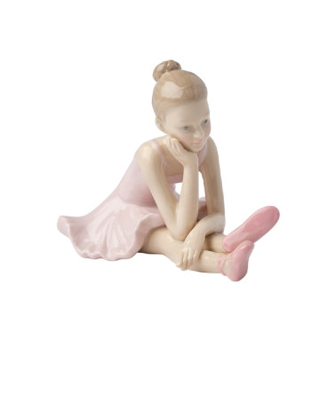 Ballerina seduta