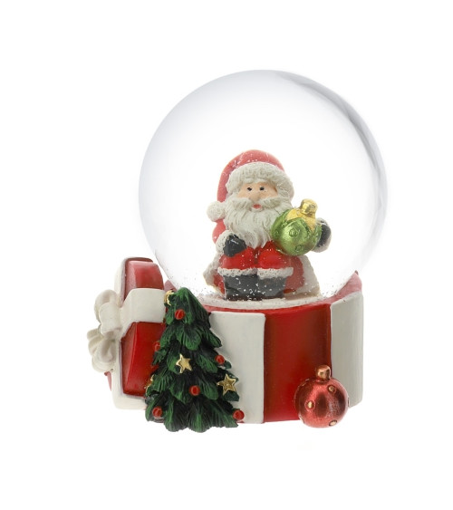 PALLA ACQUA NEVE BABBO NATALE