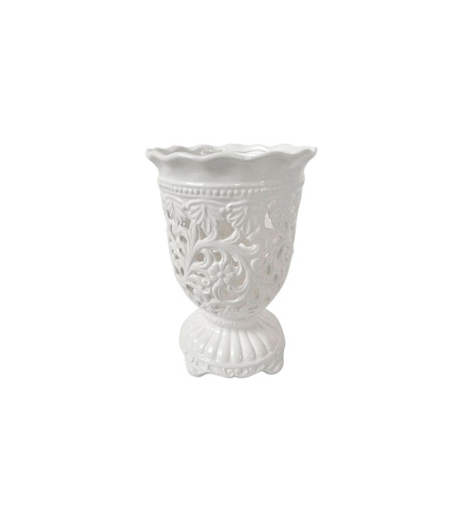 VASO GRANDE TRAFORATO ARTE DI NACCHI