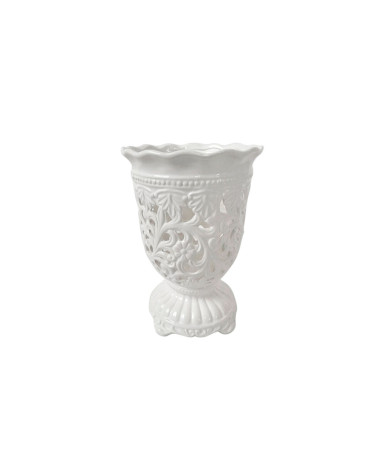 VASO GRANDE TRAFORATO ARTE DI NACCHI