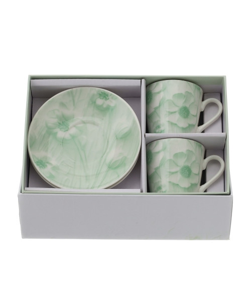 SET TAZZA DA CAFFE VERDE