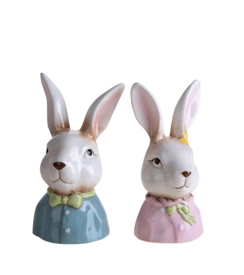 SET MEZZO BUSTO CONIGLI