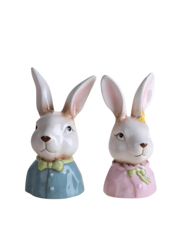 SET MEZZO BUSTO CONIGLI