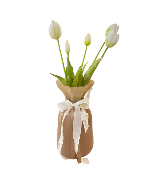 VASO CIOCCOLATO CON TULIPANI
