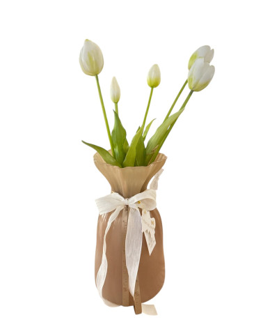 VASO CIOCCOLATO CON TULIPANI