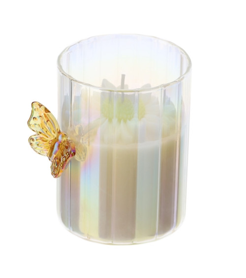 candela linea daisy con farfalla ambra