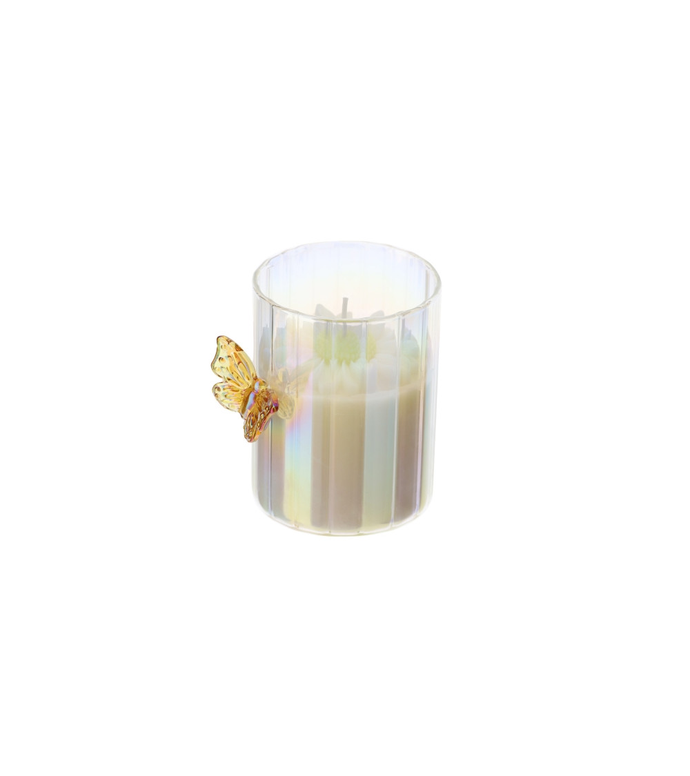 candela linea daisy con farfalla ambra