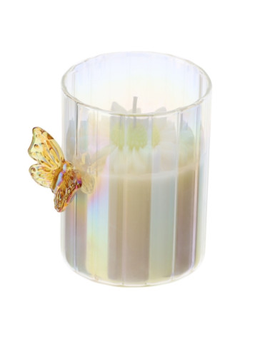 candela linea daisy con farfalla ambra