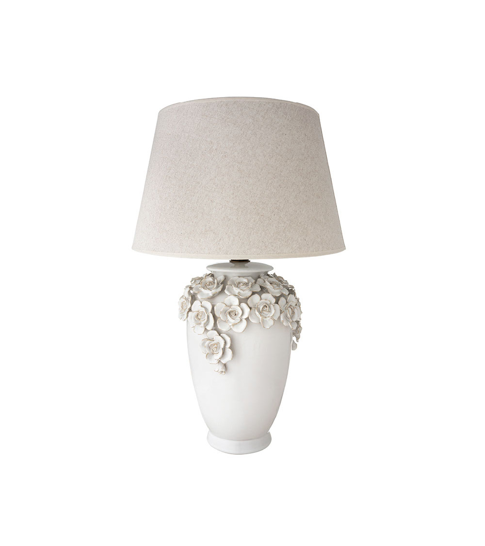 LAMPADA CON FIORI RILIEVO