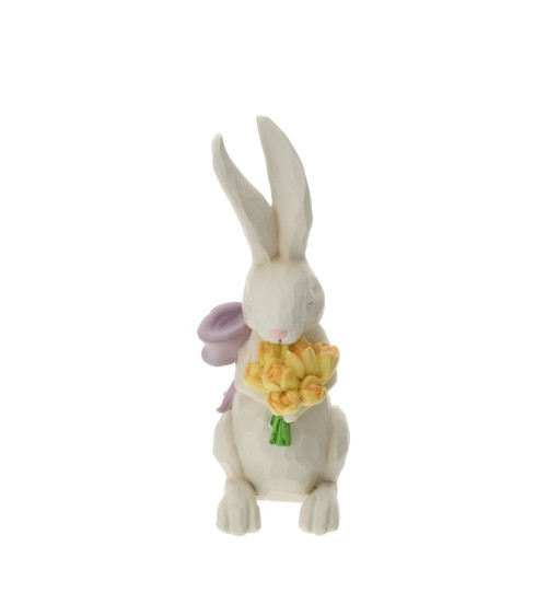 CONIGLIO CON TULIPANI