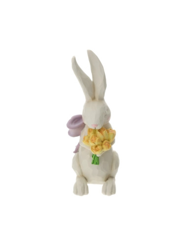 CONIGLIO CON TULIPANI
