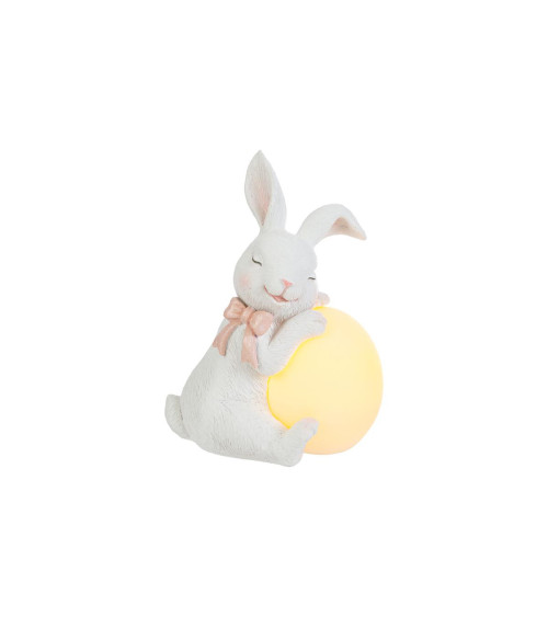 CONIGLIETTO CON UOVO A LED