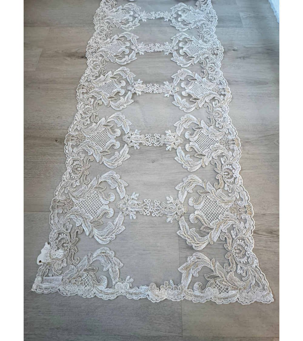 RUNNER IN PIZZO DOPPIO FREGIO 140
