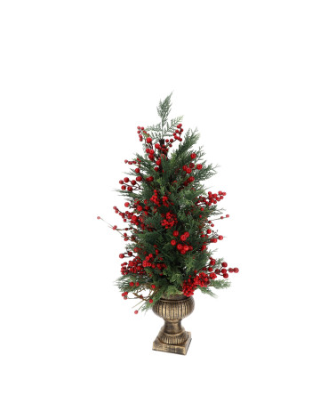 ALBERO CON BACCHE E VASO HERVIT