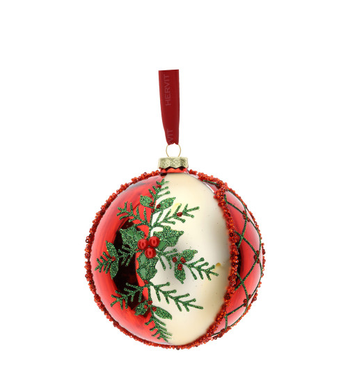 SFERA IN IN VETRO XMAS 10CM