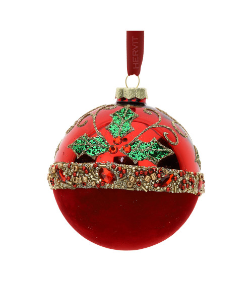 SFERA IN VETRO HALF HERVIT 10 CM