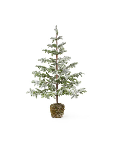 ALBERO EFFETTO NEVICATO 115CM HERVIT
