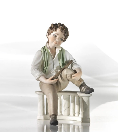 STATUA IN PORCELLANA FILIPPO SIBANIA