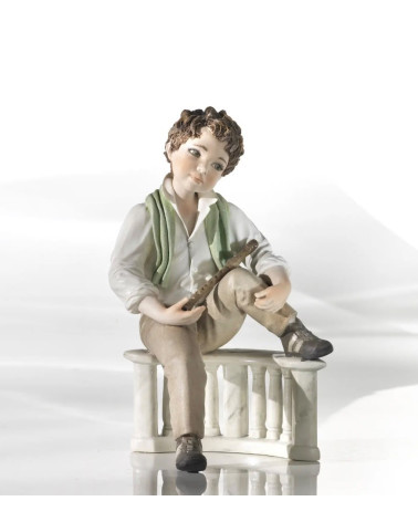 STATUA IN PORCELLANA FILIPPO SIBANIA