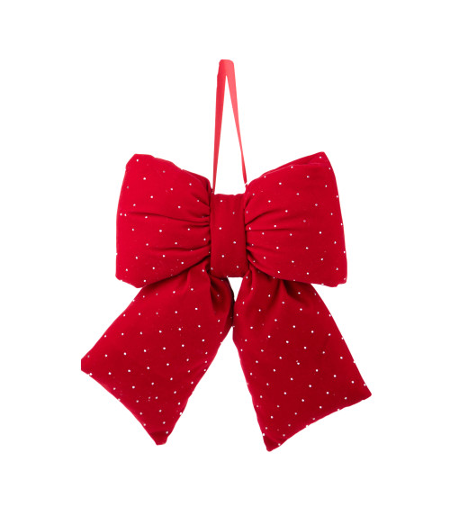 FIOCCO VELLUTO STRASS PICCOLO