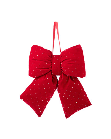 FIOCCO VELLUTO STRASS PICCOLO