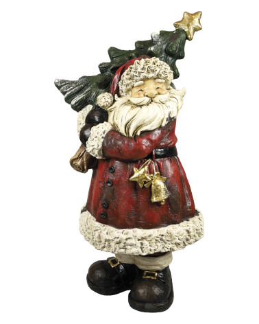 BABBO NATALE CON ALBERO DA 83 CM