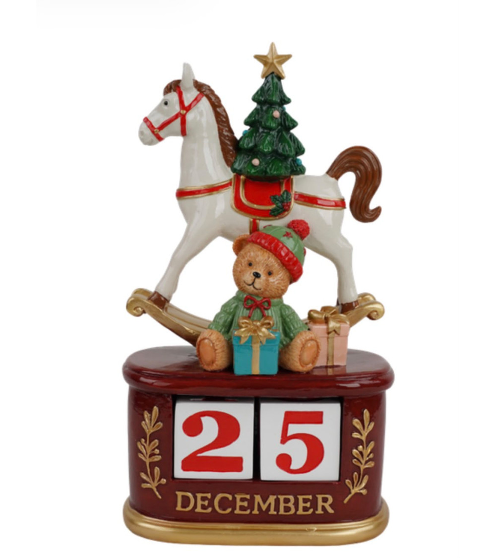 CALENDARIO CON ORSO E CAVALLO