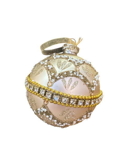 SFERA IN VETRO GOLD