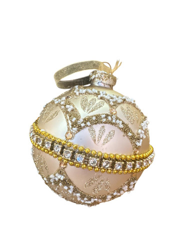 SFERA IN VETRO GOLD