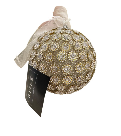 SFERA CON DECORO STRASS
