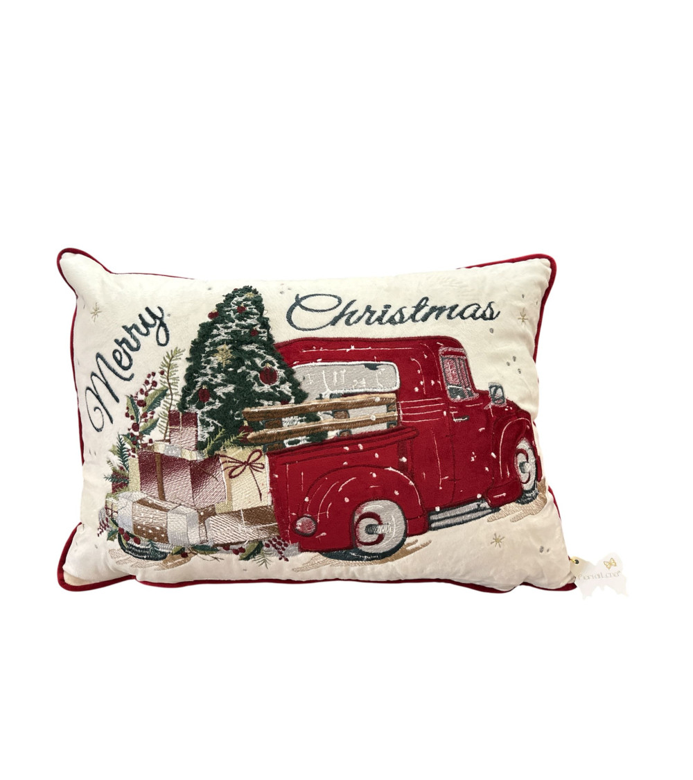 CUSCINO RETTANGOLARE MERRY CHRISTMAS