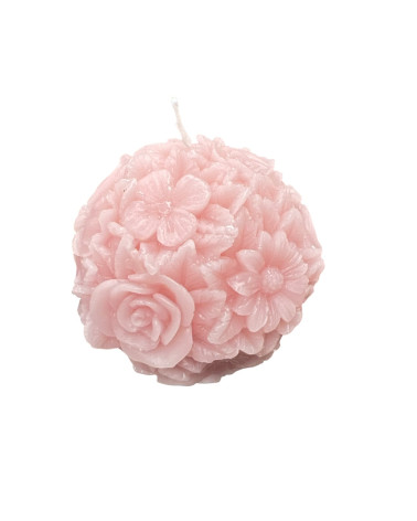 CANDELA SFERA FIORITA