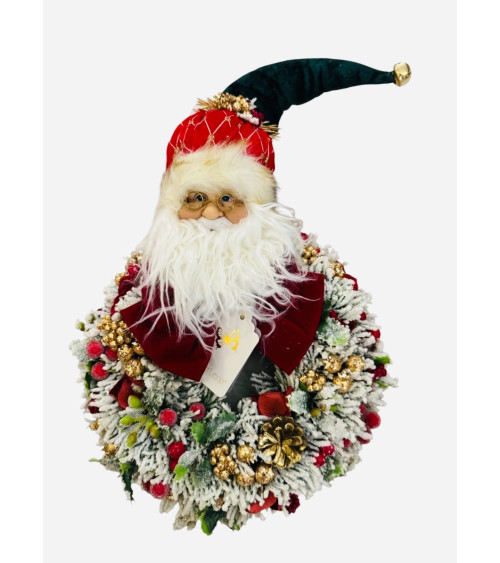 GHIRLANDA CON BABBO NATALE