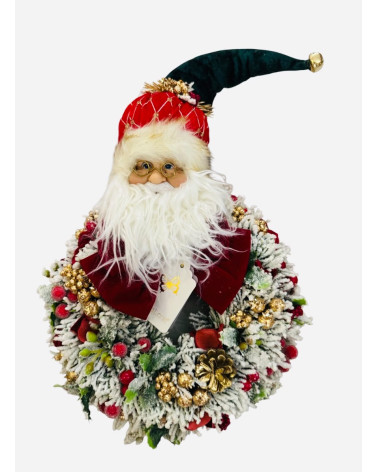GHIRLANDA CON BABBO NATALE