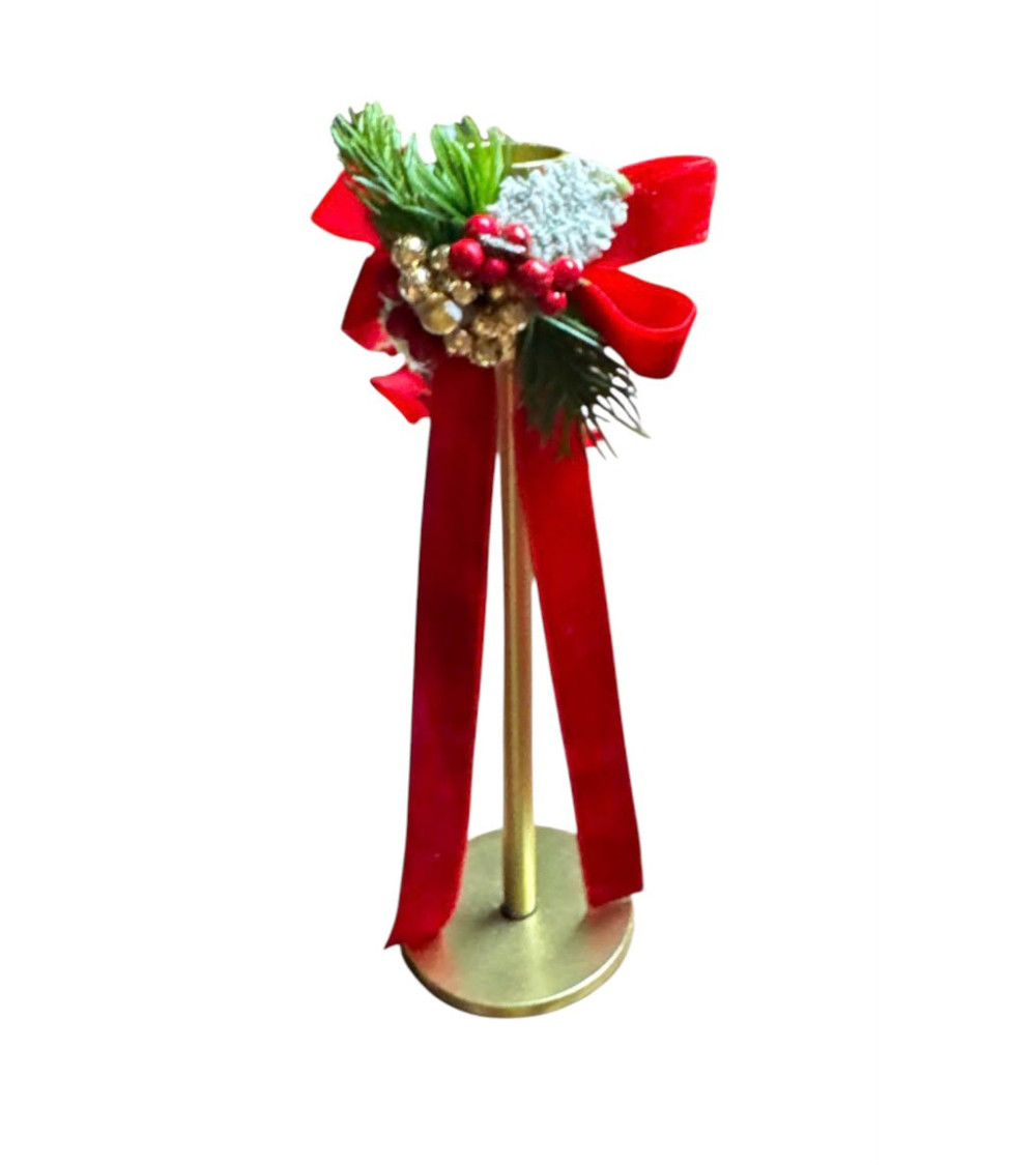 CANDELIERE IN METALLO 20 CM