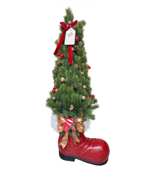 ALBERO CON SCARPONE ROSSO