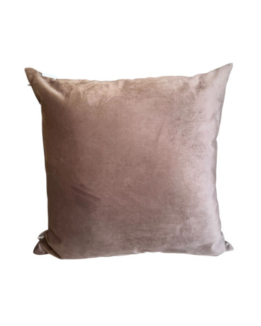 CUSCINO IN VELLUTO COLOR TERRA 50 CM