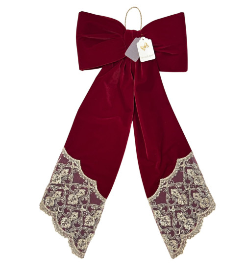FIOCCO BORDEAUX CON PIZZO