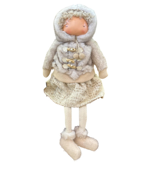 BAMBINA CON PELLICCIA 60 CM